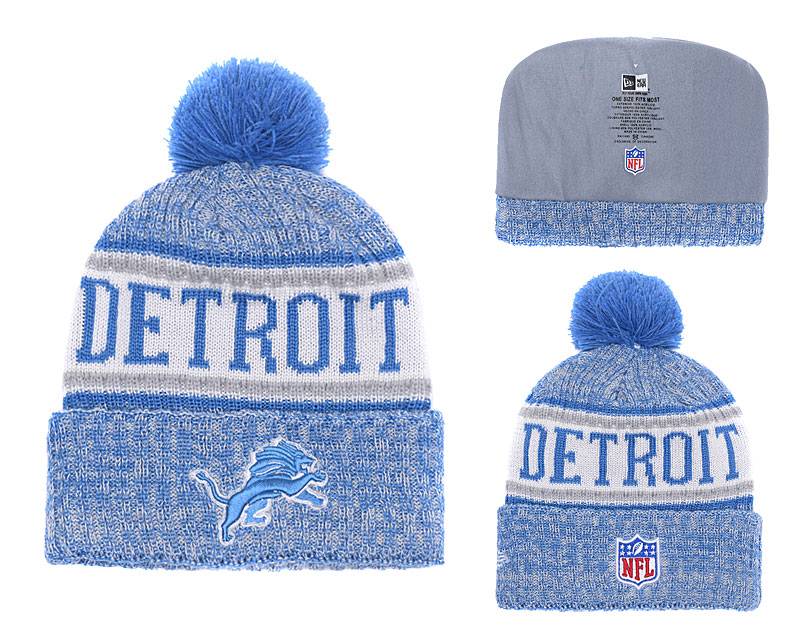 Detroit Lions Knit Hats 026